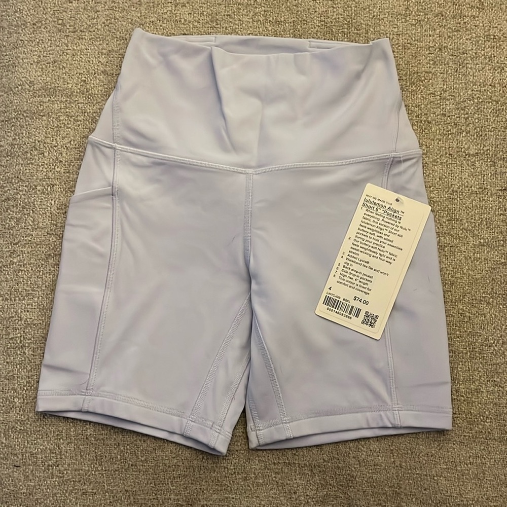 lululemon athletica High-Rise Workout Shorts in Light Lavender